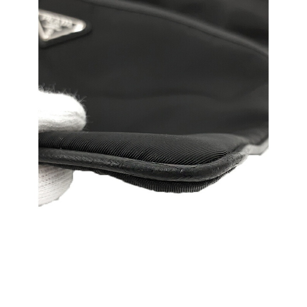 Prada Tessuto Crossbody messenger bag saffiano Leather Nero Black - Picture 4 of 9